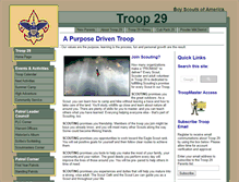 Tablet Screenshot of bsa-troop29.org